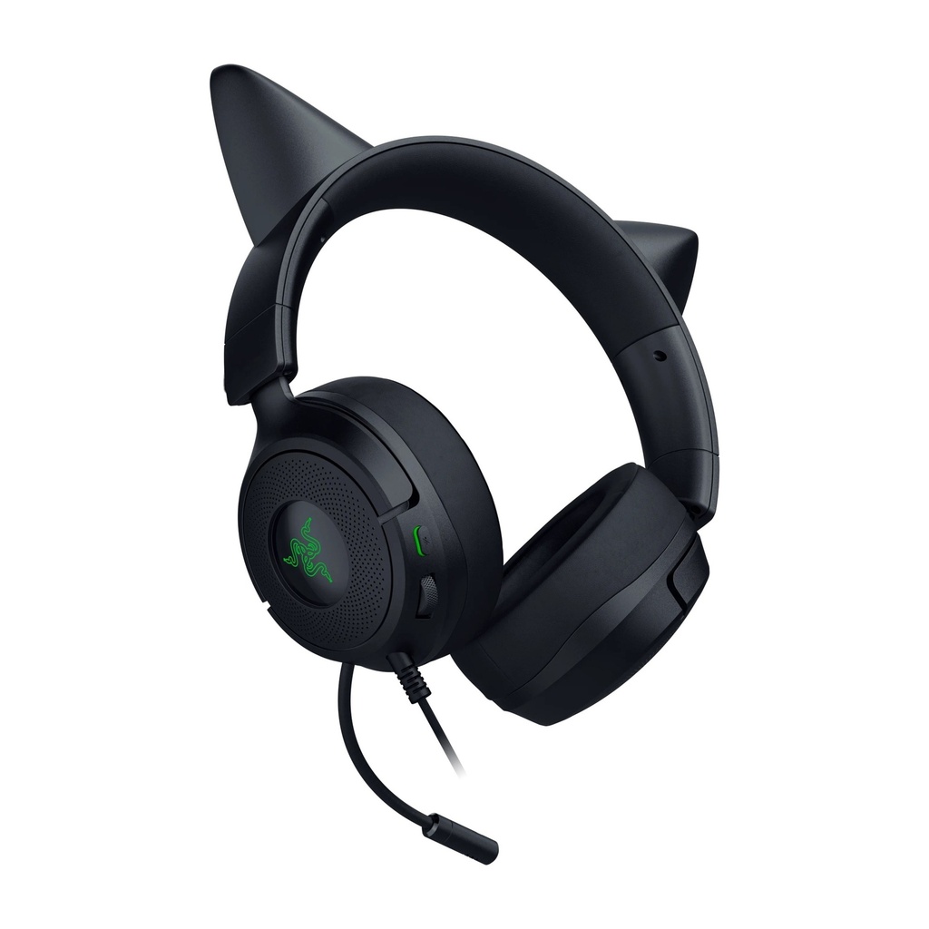 Razer Kraken Kitty V3 X Wired Gaming Headset For PC,Mac,PlayStation,Switch, Steam Deck & Smartphone - Black