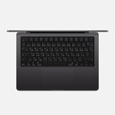 Apple MacBook Pro M5 Chip, 10‑Core CPU and 10‑Core GPU, 16GB Unified Memory, 512GB SSD Storage, 14-inch Liquid Retina XDR display, Arabic/English Keyboard, Touch ID, Space Black | MDE04AB/A