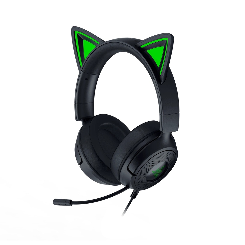 Razer Kraken Kitty V3 X Wired Gaming Headset For PC,Mac,PlayStation,Switch, Steam Deck & Smartphone - Black
