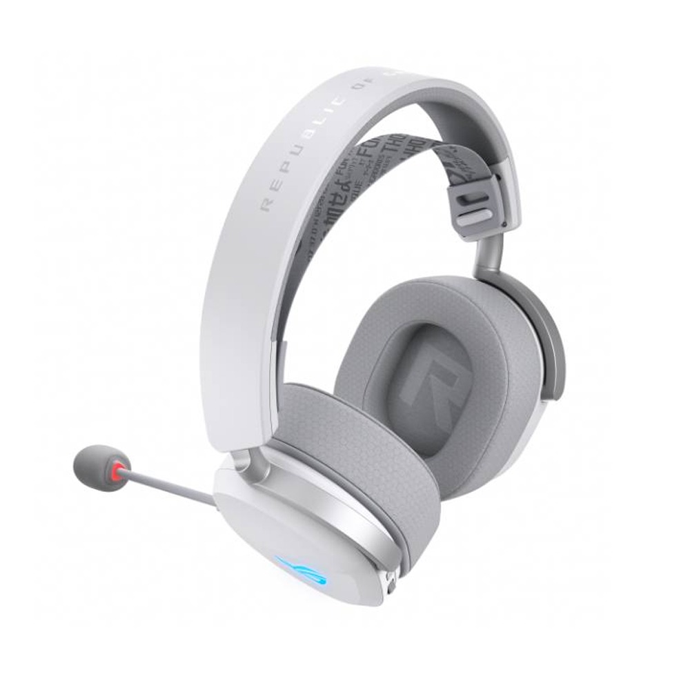 Asus Rog Pelta Tri-Mode Wireless/Bluetooth Gaming Headset For PC,PlayStation,Switch,Mac & Mobile-White