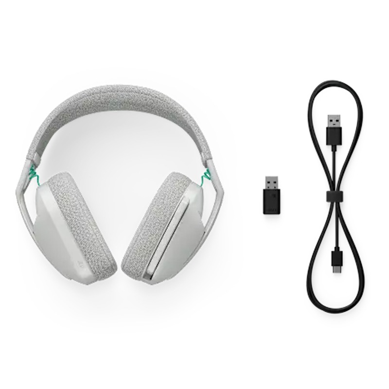 Logitech G321 LIGHTSPEED Wireless Bluetooth Gaming Headset, Dynamic Comfort and Fit - White