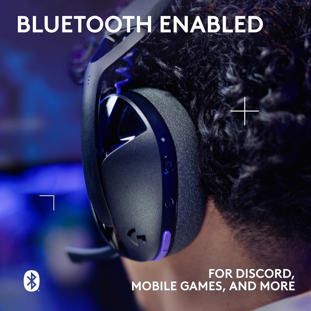Logitech G321 LIGHTSPEED Wireless Bluetooth Gaming Headset, Dynamic Comfort and Fit - Black