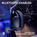 Logitech G321 LIGHTSPEED Wireless Bluetooth Gaming Headset, Dynamic Comfort and Fit - Black