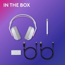 ASTRO A20 X LIGHTSPEED Bluetooth / Wireless Gaming Headset, LIGHTSYNC RGB, and 48 kHz Boom Mic, for PS5, Xbox, Nintendo Switch/Switch 2 and PC with 2-System PLAYSYNC Audio - White