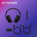 ASTRO A20 X LIGHTSPEED Bluetooth / Wireless Gaming Headset, LIGHTSYNC RGB, and 48 kHz Boom Mic, for PS5, Xbox, Nintendo Switch/Switch 2 and PC with 2-System PLAYSYNC Audio - Black