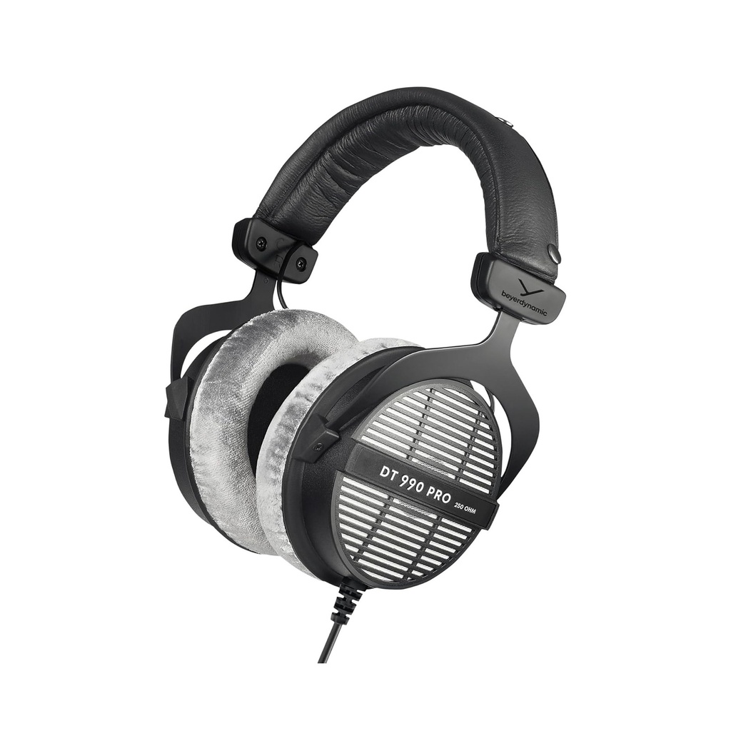 Beyerdynamic DT 990 PRO 250 OHMS Over-Ear Studio Headphones For Mixing, Mastering & Editing (Made in Germany) - Gray
