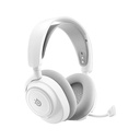 SteelSeries Arctis Nova 7 Gen 2 Wireless/Bluetooth Gaming Headset, Neodymium Magnetic Drivers, 360° Spatial Audio, Noise Rejecting Mic, 50h Battery Life, For PC Multi-Platform, White | 61731