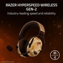 Razer BlackShark V3 Pro Wireless ANC Gaming Headset for PC: Full Band Mic, 50mm Drivers, 2.4 GHz, Bluetooth, USB, 3.5mm, Works with Mac, PS5, Nintendo Switch, Smartphone - Counter-Strike 2 Edition | RZ04-05400800-R3M1