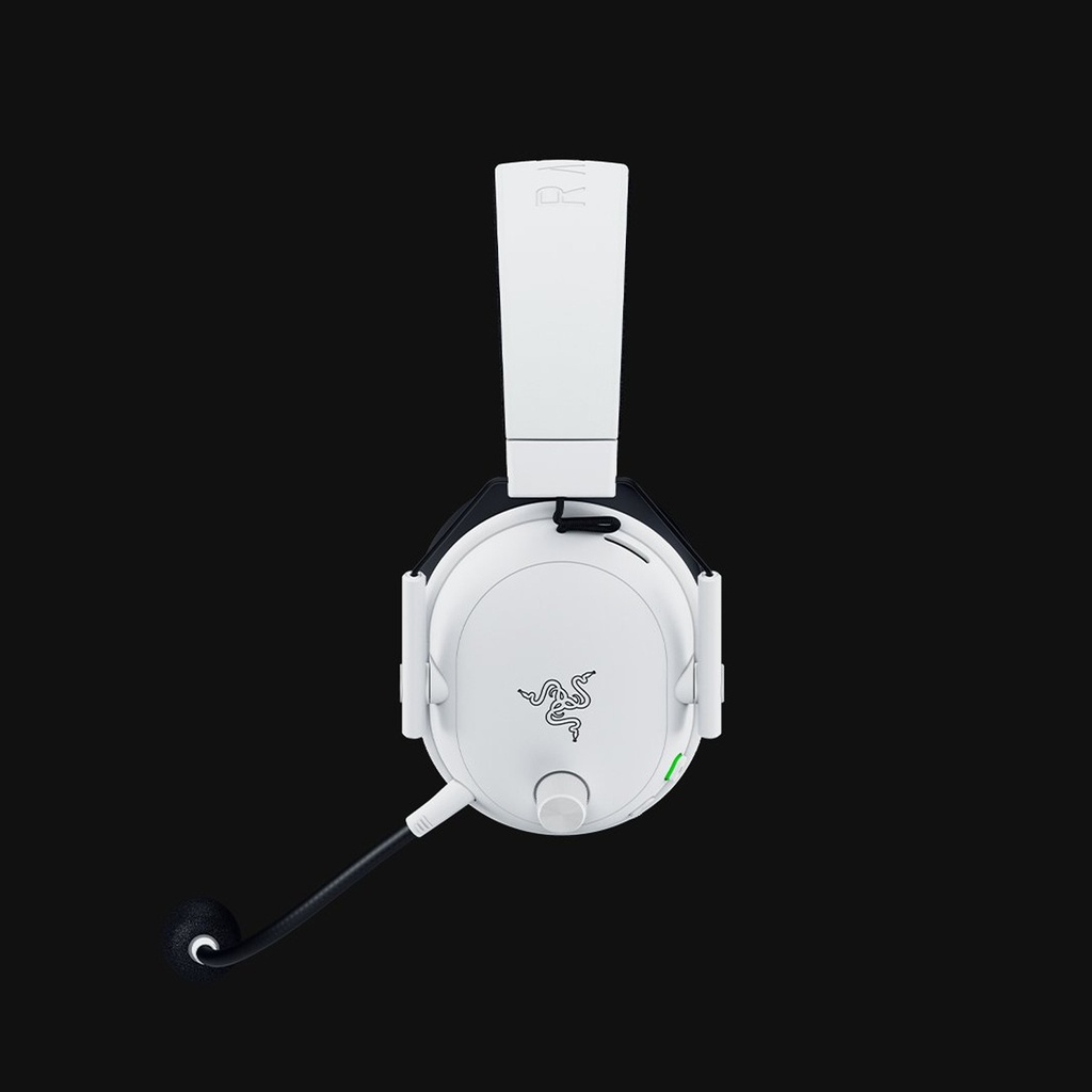 Razer BlackShark V3 Wireless Gaming Headset for PC, 50mm Drivers, Super Wideband Mic, 2.4 GHz, Bluetooth, USB - Works with Mac, PS5, Smartphone, 70 Hr Battery - White | RZ04-05410400-R3M1