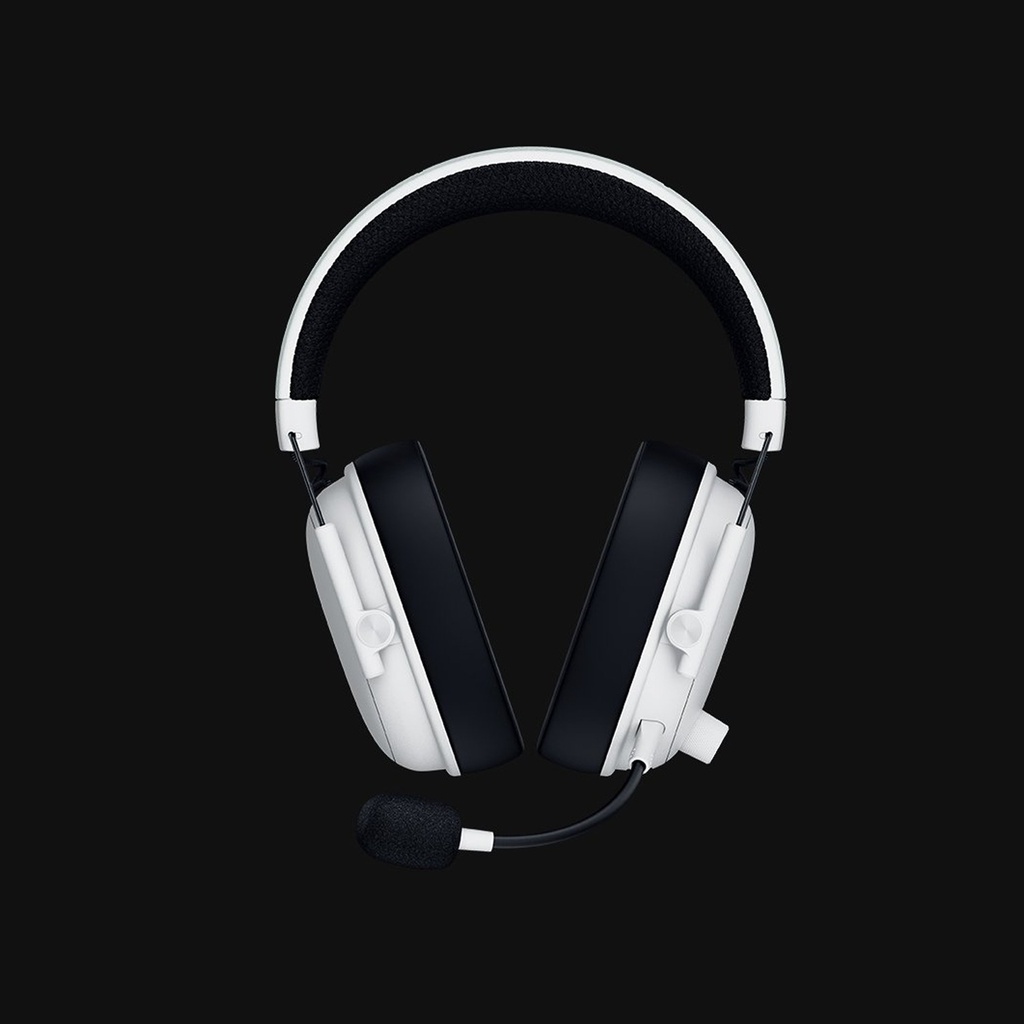 Razer BlackShark V3 Wireless Gaming Headset for PC, 50mm Drivers, Super Wideband Mic, 2.4 GHz, Bluetooth, USB - Works with Mac, PS5, Smartphone, 70 Hr Battery - White | RZ04-05410400-R3M1