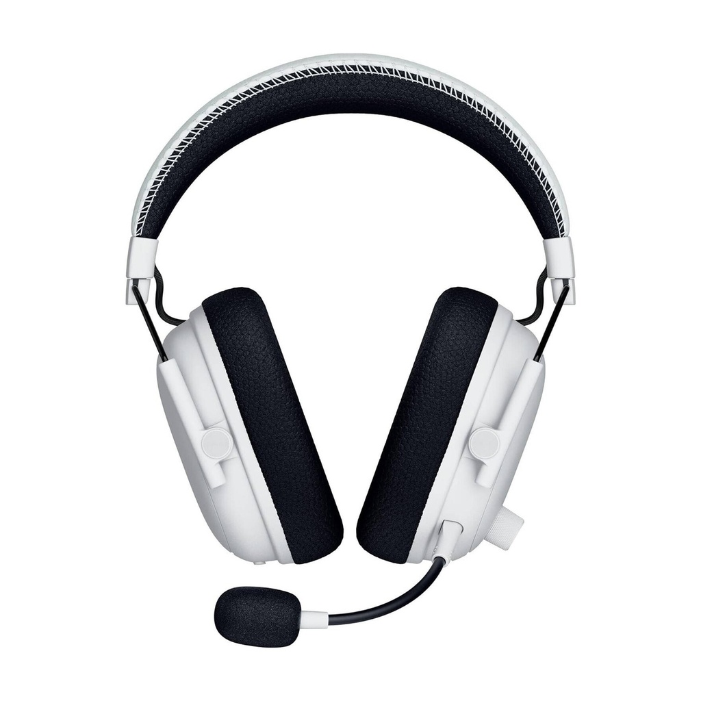 Razer BlackShark V3 Pro Gaming Headset, HyperSpeed Wireless Gen 2, Hybrid Active Noise Cancellation, Detachable Razer HyperClear Full Band 12mm Mic, PlayStation, White Edition | RZ04-05400600-R3G1