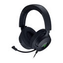 Razer Kraken V4 X Wired Gaming Headset, 40 mm Drivers, Cardioid Mic, Memory Foam Cushions, Chroma RGB Lighting, Type C & Type A Cable, for PC, Mac, PS5, Nintendo Switch 2, Steam Deck, Smartphone, Black | RZ04-05180100-R3U1