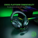 Razer BlackShark V2 X Gaming Headset, 7.1 Surround Sound, 50mm Drivers, Memory Foam Cushion, For PC, PS4, PS5, Switch, Wried 3.5mm Audio Jack, Black | RZ04-03240100-R3U1