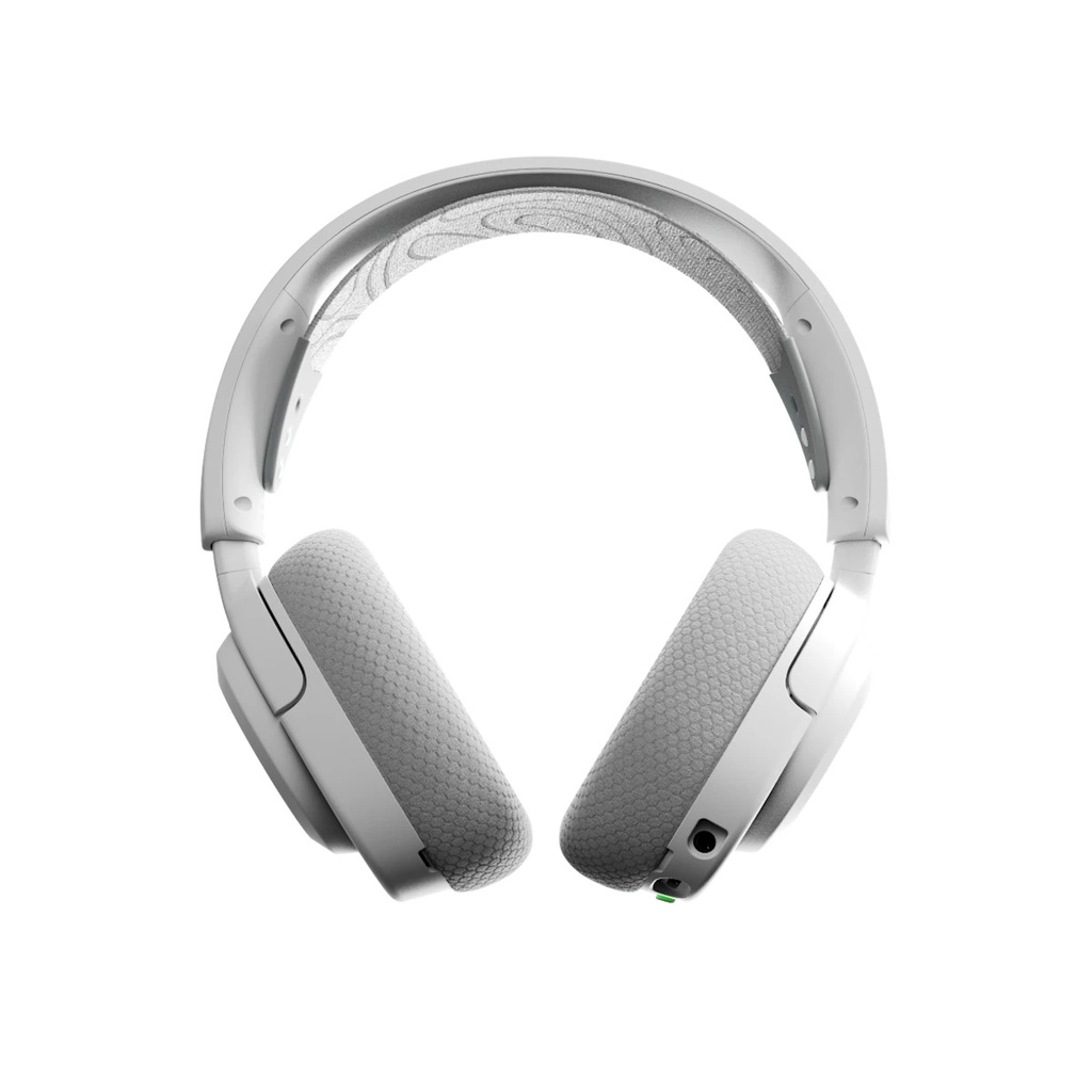 SteelSeries Arctis Nova 3P Wirelees/Bluetooth Gaming Headset Upto 40Hr Battery Life For PlayStation, Multi- Platform - White