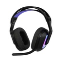 Logitech G522 LightSpeed Tri-Mode Wireless/Bluetooth/Wired Lightsync RGB Gaming Headset,Broadcast BLUE VO!CE Quality Detachable Microphone, For PC,PS5,Mac & Smart Devices- Black