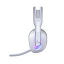 Logitech G522 LightSpeed Tri-Mode Wireless/Bluetooth/Wired Lightsync RGB Gaming Headset,Broadcast BLUE VO!CE Quality Detachable Microphone, For PC,PS5,Mac & Smart Devices- White