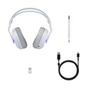 Logitech G522 LightSpeed Tri-Mode Wireless/Bluetooth/Wired Lightsync RGB Gaming Headset,Broadcast BLUE VO!CE Quality Detachable Microphone, For PC,PS5,Mac & Smart Devices- White