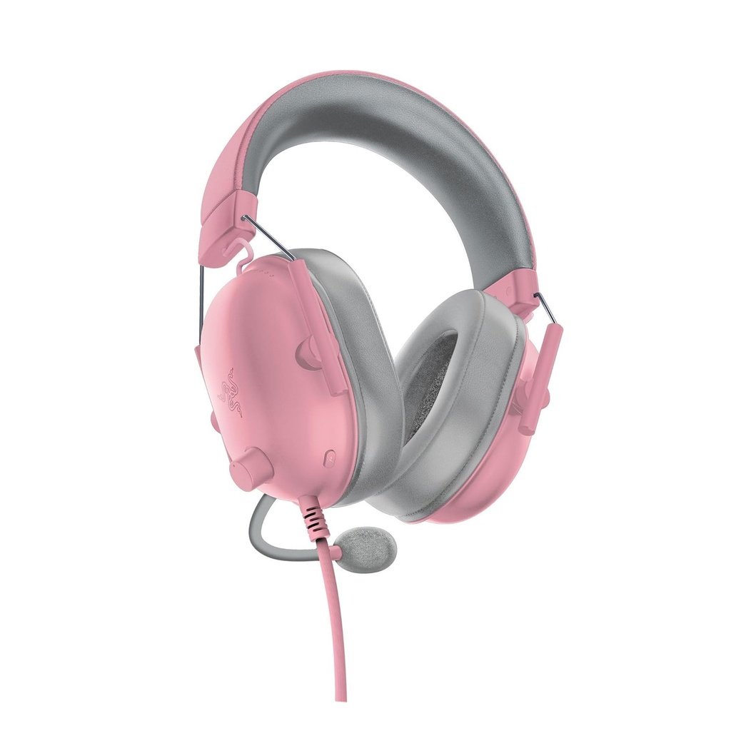 Razer BlackShark V2 X Wired Console Esports HeadSet, Advanced Passive Noise Cancellation, 3.5mm Analog Connection - Quartz Edition