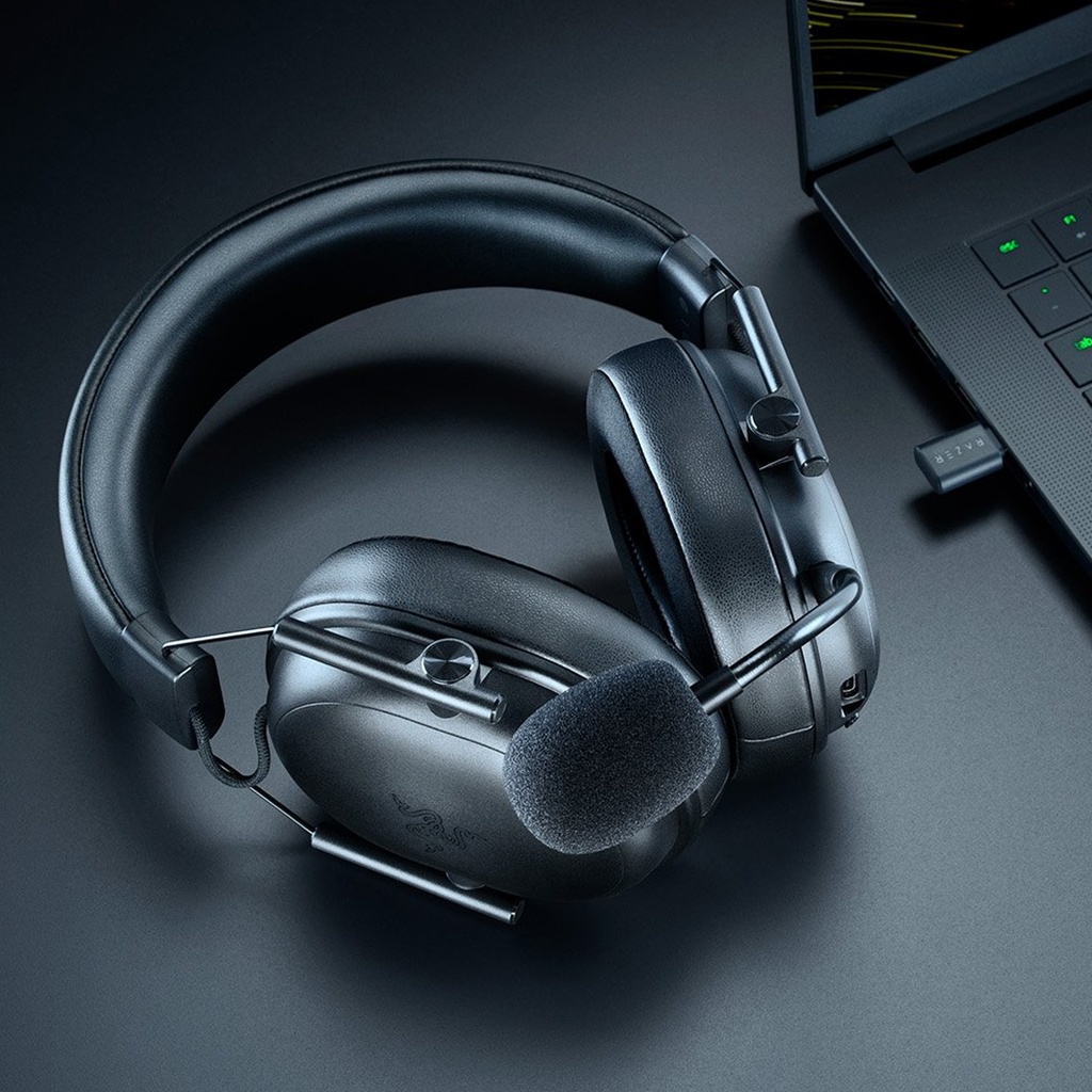 Razer BlackShark V3 X HyperSpeed Wireless/Wired/BT Gaming Headset, 7.1 Surround Sound, For PC,Mac,PlayStation - Black