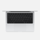 Apple MacBook Pro 14'' M4 Chip 10-Core CPU 10-Core GPU 16GB RAM 512GB SSD Magic Keyboard with Touch ID (Arabic / English) - Silver
