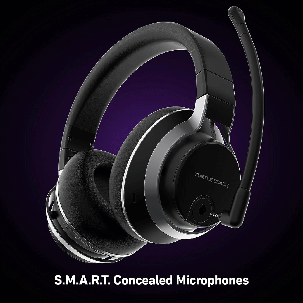 Turtle Beach Stealth™ Pro Multiplatform Gaming Headset, Dual Connectivity Wireless / Bluetooth, Active Noise Canceling, Swappable Dual 12+ Hour Battery, for Xbox X/S, PS5, PS4, PCs/Mac and Mobile Devices, Black | TBS-3365-02