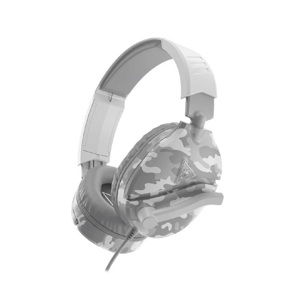 Turtle Beach Recon 70 Gaming Headset, High Quality 40Mm Speakers, Flip-To-Mute Mic, Noise-Isolating Ear Cushions, For PS5/PS4/Xbox Series X|S/Nintendo Switch & PC, White Camo | TBS-6230-02