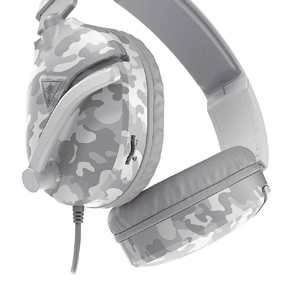 Turtle Beach Recon 70 Gaming Headset, High Quality 40Mm Speakers, Flip-To-Mute Mic, Noise-Isolating Ear Cushions, For PS5/PS4/Xbox Series X|S/Nintendo Switch & PC, White Camo | TBS-6230-02