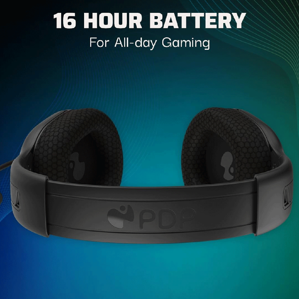 PDP Afterglow Wave Wireless Headset with Mic for Xbox Series X|S, Windows 10/11 PC, Compatible with PlayStation PS5/PS4 and Bluetooth, Black | 049-032-BK