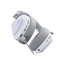 Asus ROG Delta II Moonlight White Edition Tri-Mode Wireless/Bluetooth/Wired Gaming Headset,Titanium-Plated 50mm Drivers,DualFlow Audio,up to 110-Hour Battery,Aura Sync RGB lighting,PC/Mac,PlayStation,Switch and Mobiles Compatible | 90YH03W0-BHUA10