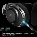 SteelSeries Arctis Nova 3P Wirelees/Bluetooth Upto 40Hr Battery Life For PlayStation, PC, Switch, & Android - Black