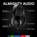 SteelSeries Arctis 1 Wired Gaming Headset Bidirectional Noise Cancelling For Xbox, PC, PlayStation & Switch - Black