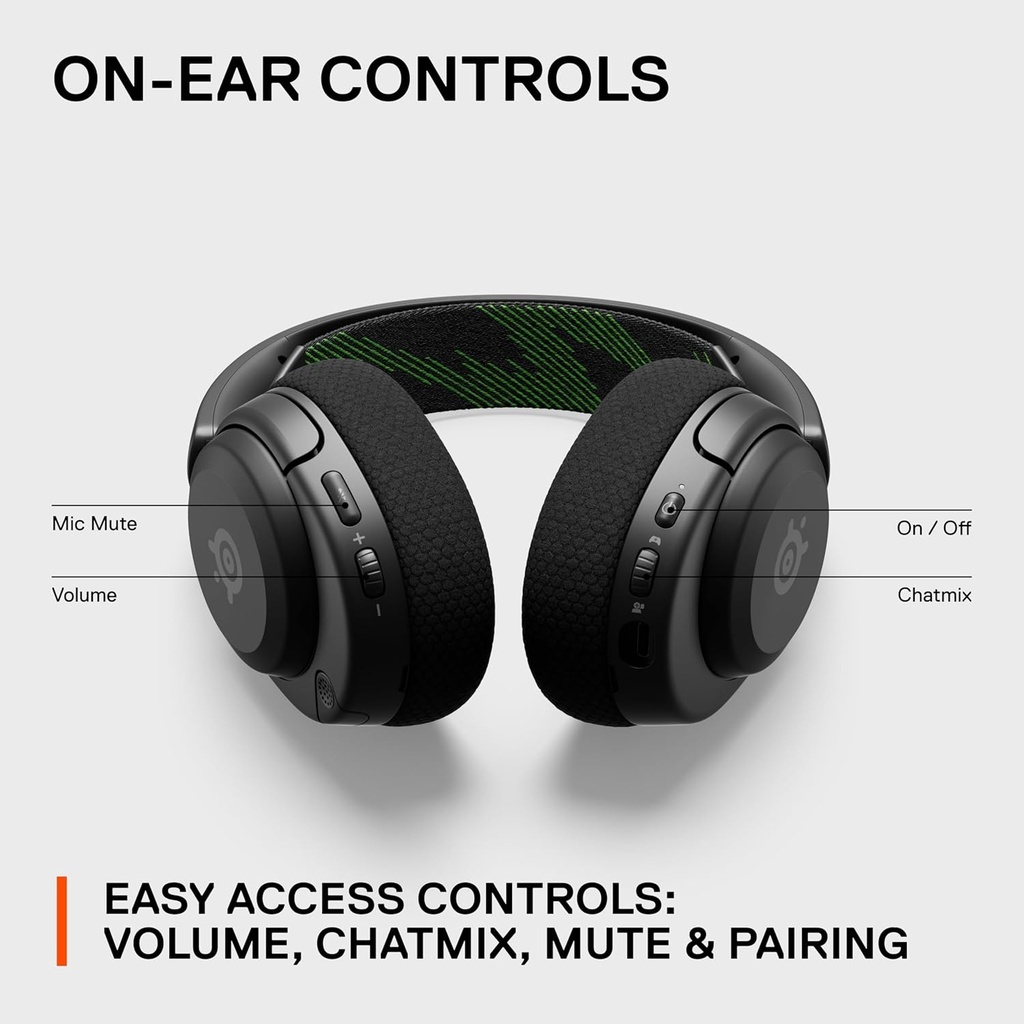 SteelSeries Arctis Nova 4X Wireless Gaming Headset Retractable, Multi-Platform USB-C For PC, PlayStation, Switch & Mobile Devices - Black