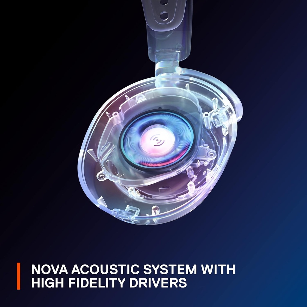 SteelSeries Arctis Nova 4X Wireless Gaming Headset Retractable, Multi-Platform USB-C For PC, PlayStation, Switch & Mobile Devices - Black