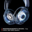 SteelSeries Arctis Nova 5X Wireless/Bluetooth Gaming Headset Upto 60 Hour Battery Life For PC,Xbox,Switch & Mobile Devices - White