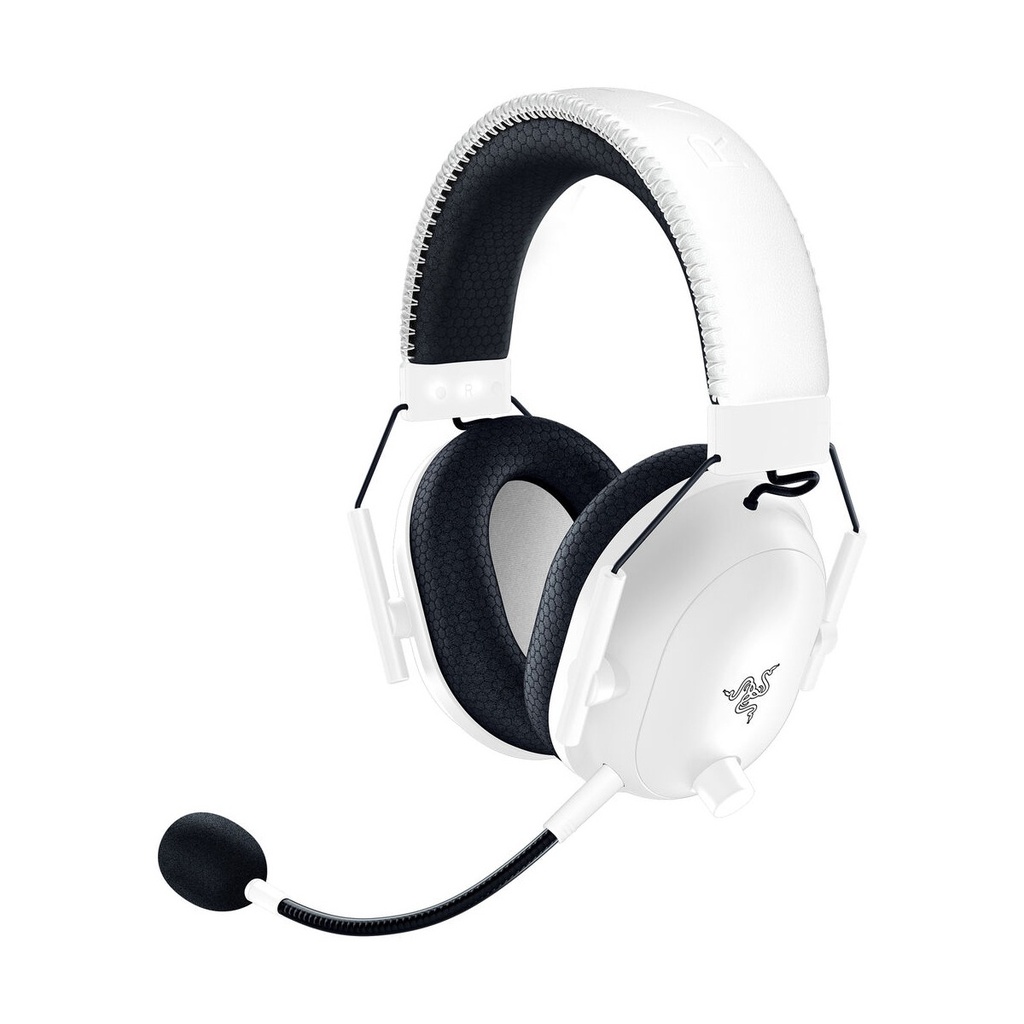 Razer Blackshark V2 Pro for Playstation Wireless Gaming Headphones, TriForce Titanium 50mm Drivers, HyperClear Super Wideband Mic, HyperSpeed Wireless Technology – White Edition