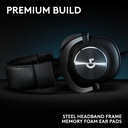 Logitech Pro X SE Wired Gaming Headset Blue Voice Software, DTS X 2.0, 20Hz - 20 KHZ, Premium Leatherete - Black