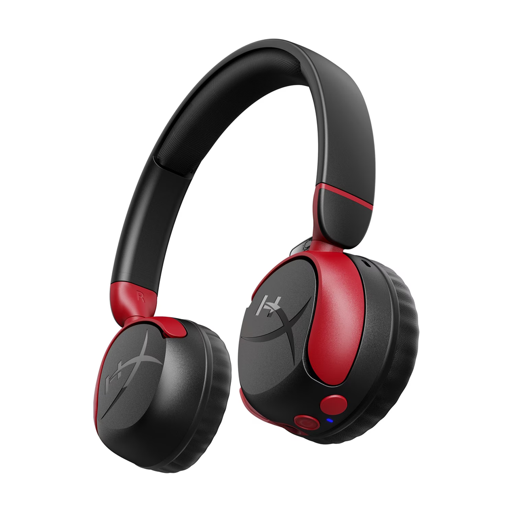 HyperX Cloud Mini Wireless/Bluetooth/Wired Gaming Headset,Up to 25 Hrs Battery Life, Immersive Audio, 85DB Volume Limit For Younger Gamers For PC,Chormebook Playstation,Xbox & Mobile Devices