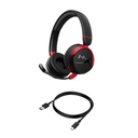 HyperX Cloud Mini Wireless/Bluetooth/Wired Gaming Headset,Up to 25 Hrs Battery Life, Immersive Audio, 85DB Volume Limit For Younger Gamers For PC,Chormebook Playstation,Xbox & Mobile Devices