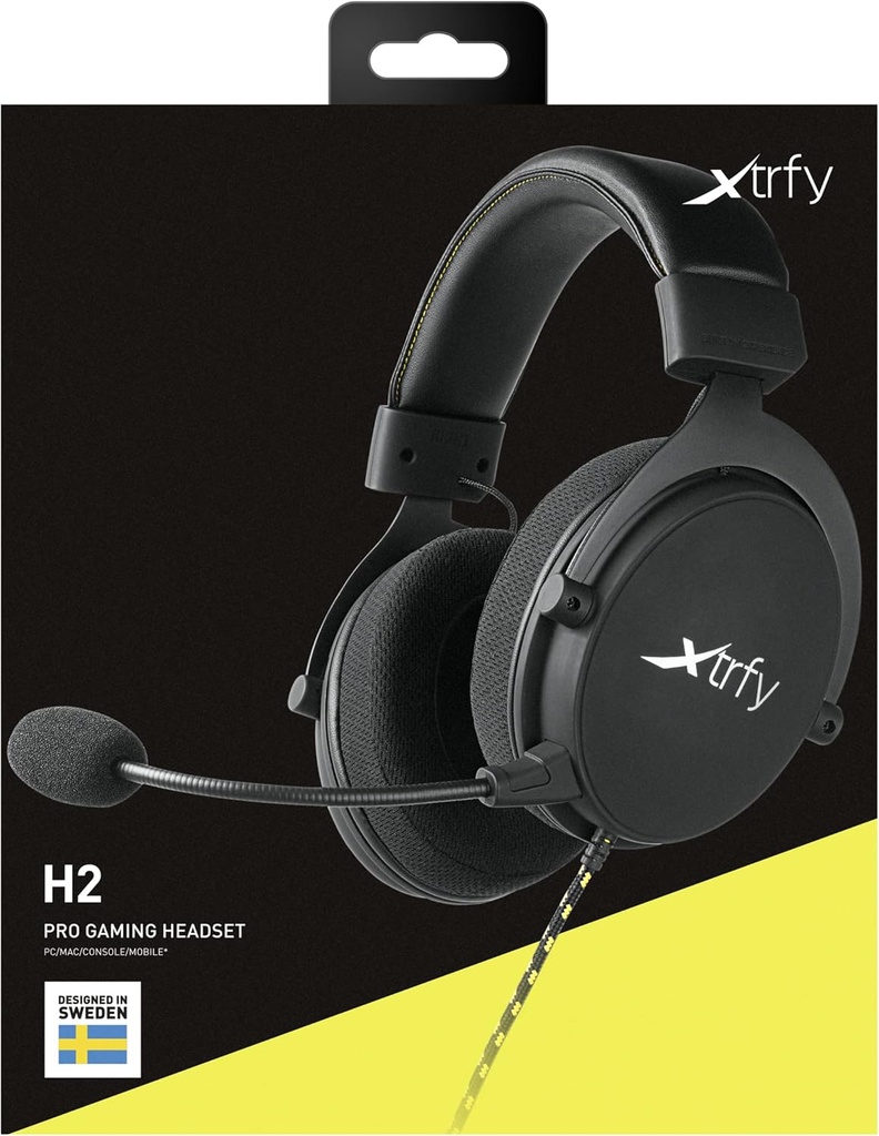 Cherry XTRFY H2 Pro Gaming Headset - Black