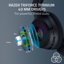 Razer Kraken V4 Wireless/Bluetooth/USB Gaming Headset Wideband Mic, Quick Volume Adjust - 9 Zone RGB Lighting - for PC, Mac, PS5, Nintendo Switch, Steam Deck, Smartphone - Black