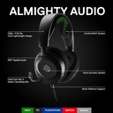 SteelSeries Arctis Nova 1X Wired (3.5mm) Nova Acoustic System Gaming Headset, AI Noise-Cancelation ClearCast Retractable Mic, For Xbox,PC,PS,Switch & Mobile Devices