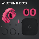 Logitech G PRO X 2 Lightspeed Wireless/Bluetooth/USB/ 3.5mm Gaming Headset For PC,PS5 & Switch- Pink