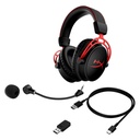 HyperX Cloud Alpha Wireless Gaming Headset DTS Spatial Audio, Memory Form, Dual Chamber Driver Upto 300 Hours For PC & PS5
