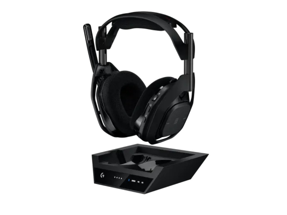Astro A50 X Light Speed Wireless/BlueTooth Gaming Headset With Base Station PlaySync Pro-G Graphene For PC,PS5 & Xbox - Black