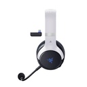 Razer Kaira Pro HyperSpeed Wireless Gaming Headset, with Haptics for PS5, Titanium 50mm Drivers, Oval Ear Cushions, Low Latency BT, Hybrid Mic, Up to 30H Battery Life, White/Black | RZ04-04030200-R3G1