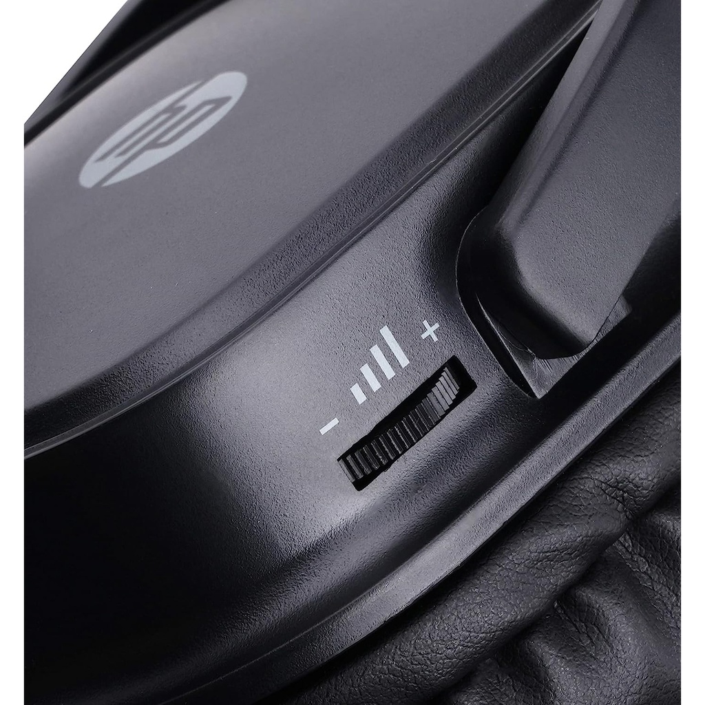 HP DHE-8004 Stereo Surround Sound Wired Gaming Headset With Flexible Microphone - Black