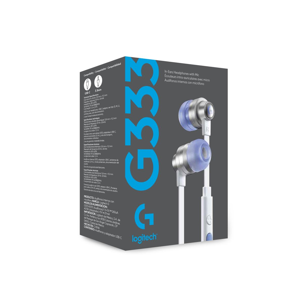 Logitech G333 Gaming Earphones With Mic
