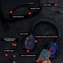 Logitech G Astro A30 PlayStation 5 Wireless/Bluetooth/Wired (3.5mm) Gaming Headset, Ultra Low-Latency 27+ Hrs Battery Life,Detachable Mic - For PC/PS5/Switch & Mobile Smart Devices - Navy/Red