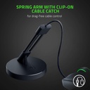 Razer Gaming Mouse Bungee V3: Drag-Free Wired Mouse Support, for Esports-Level Performance, Weighted Base, Anti-Slip Feet - Classic Black