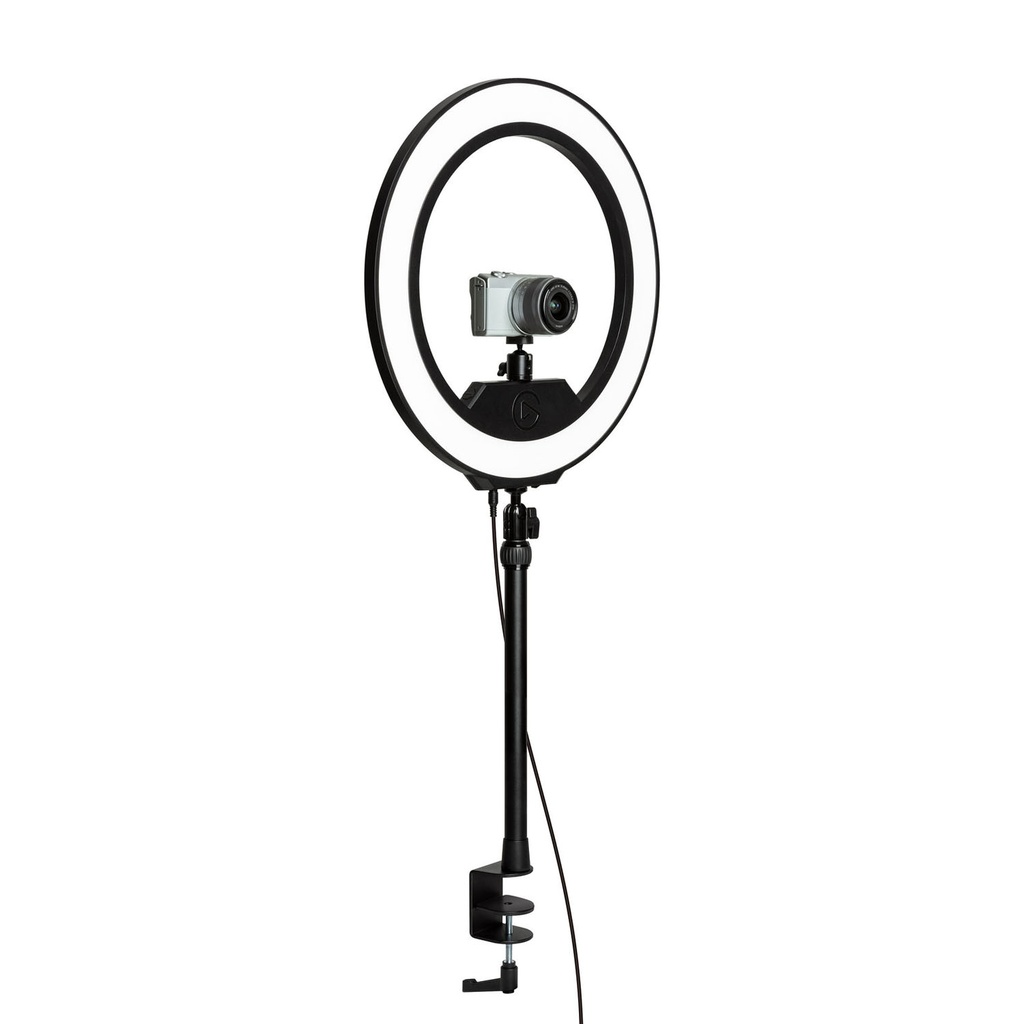 Elgato Ring Light Premium 2500 Lumens Light with Desk Clamp and Ball Mount